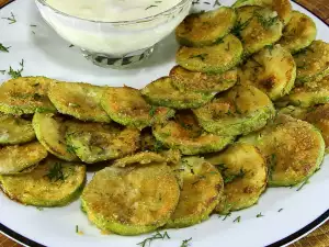Мързеливи тиквички на фурна