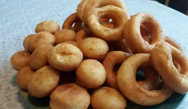 Кръгли бухти със сирене (без яйца)