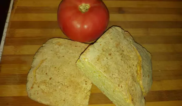 Царевичен хляб с кисело мляко и сода