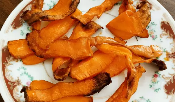Здравословен морковен чипс в еър фрайър