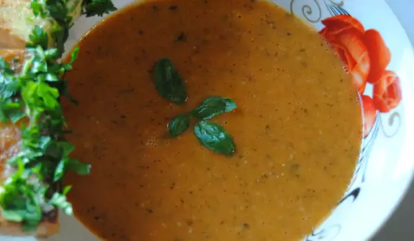 Средиземноморска крем супа от домати