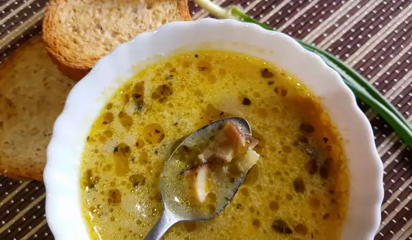 Италианска гъбена супа