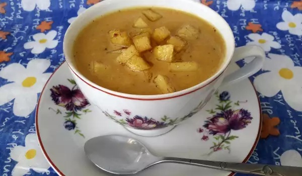 Тиквена крем супа с джинджифил