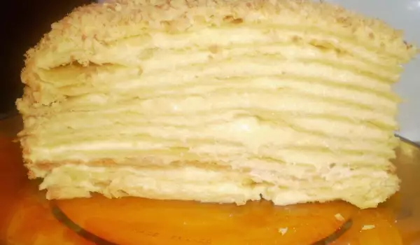Торта Наполеон с домашни блатове