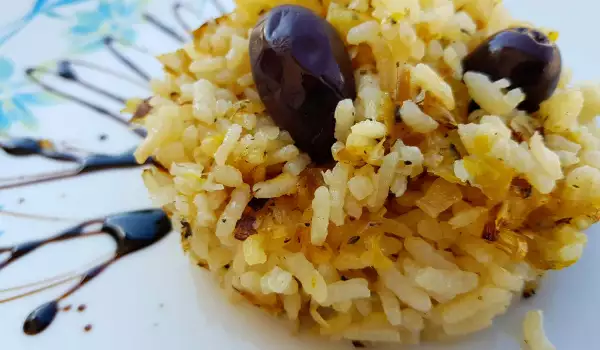 Ориз с праз и маслини