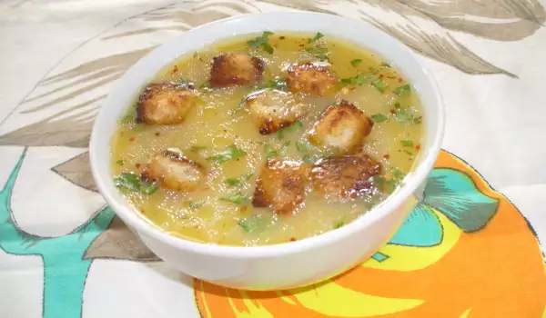 Тиквена крем супа с картофи