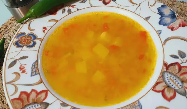 Постна супа с картофи и фиде