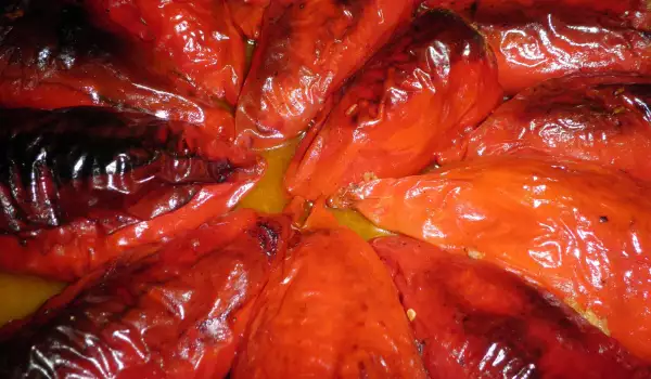 Пиперки с извара на фурна