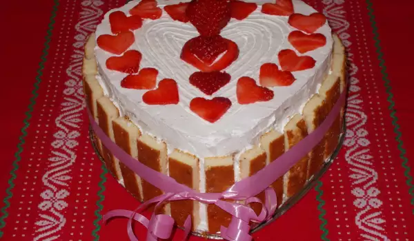 Лесна торта за Свети Валентин