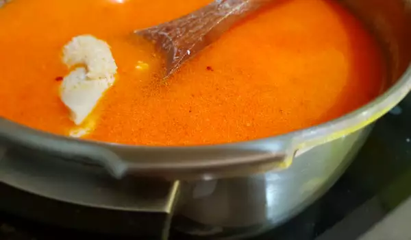 Супа от желирано шкембе