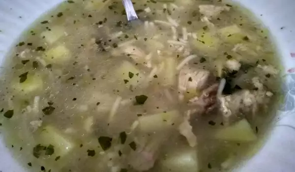 Супа от телешка опашка и картофи