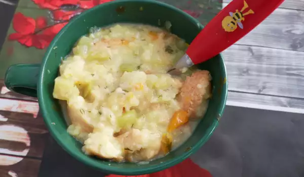Супа от тиквички за бебе