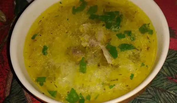 Супа от кокошка с фиде и картофи