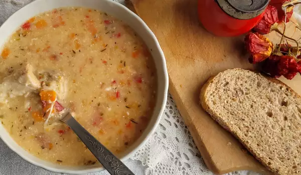 Супа от свинско рагу