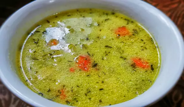 Супа с броколи и застройка