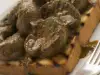 Телешки бъбреци с пържени филийки