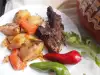 Агнешки котлетчета с картофи и моркови