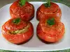 Класически домати, пълнени с кайма и ориз
