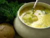 Икономична картофена супа с грис