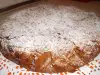 Постен ябълков сладкиш с нишесте и халва