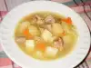Чорба от свински врат с картофи