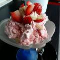 Домашна мелба с ягодов сладолед