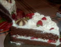 Сметанова торта с маскарпоне и ягоди